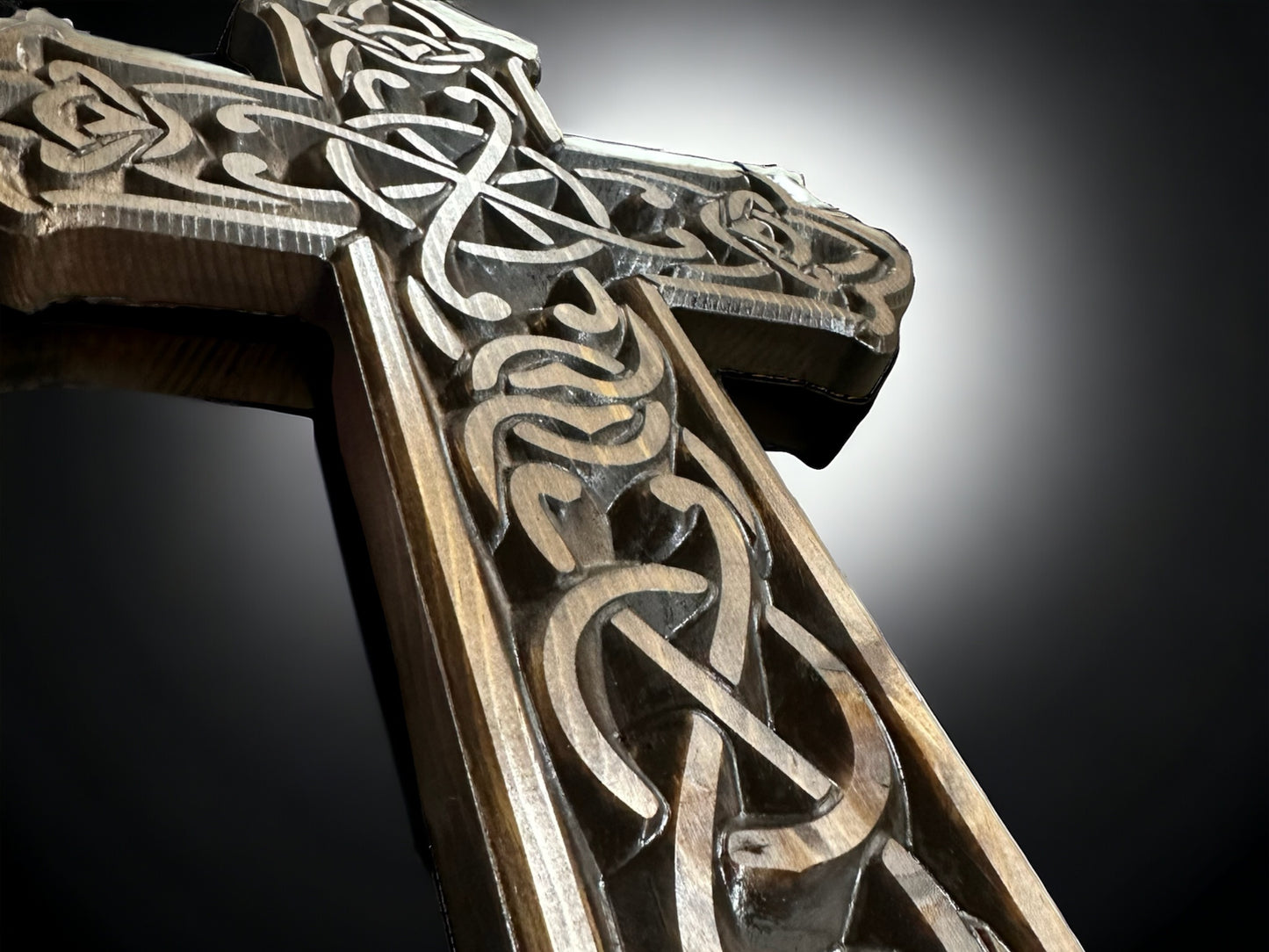 Hanging Wall Carved Cross | Cross Hanging Decor | Rustic Wood Cross | Rustic Wooden Cross